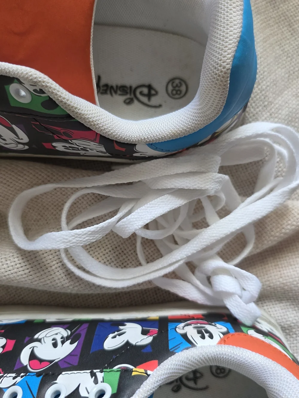 Disney Paris White with Multicolor‎ Pop Art Accents Adult Disneybound Mickey